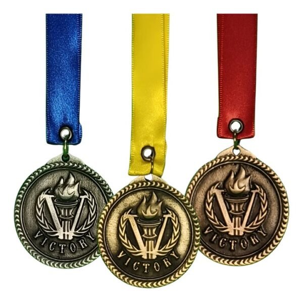 Medalla metálica Victory para todo deporte