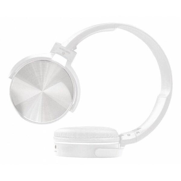 Audífonos Diadema Mitzu Inalámbricos Bluetooth Blanco