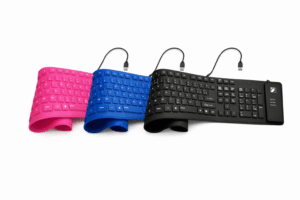 Teclado multimedia flexible