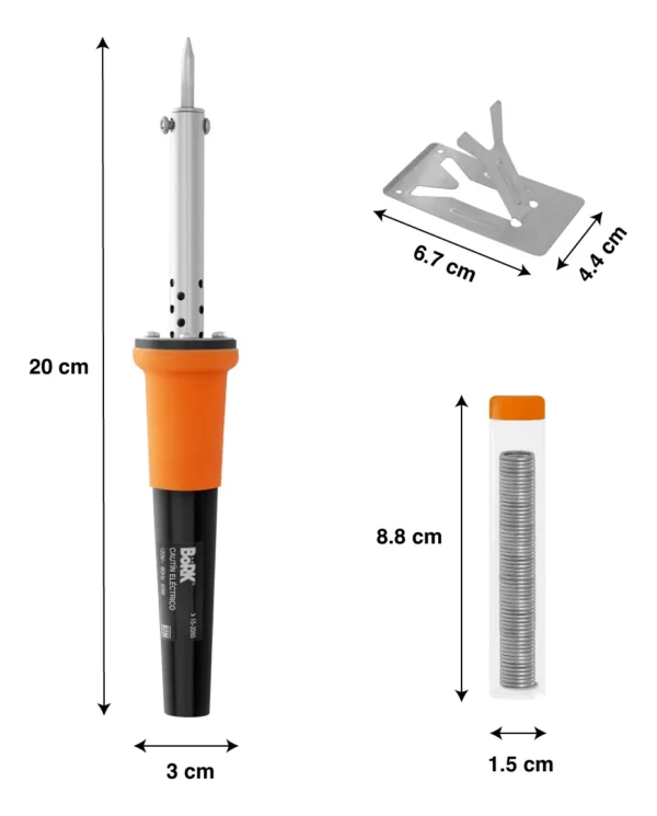 Cautin Tipo Lapiz 40w Base Y Estaño Soldadura