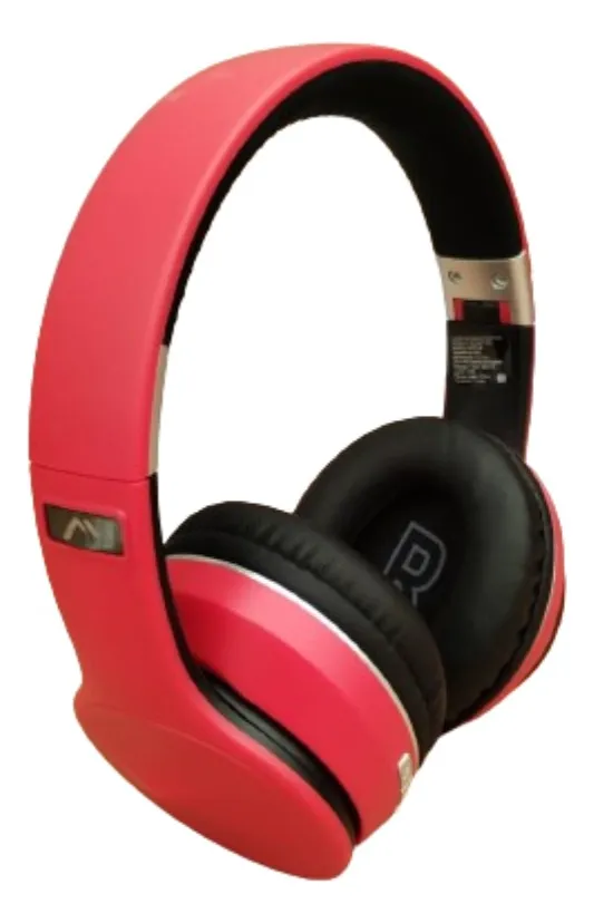 Audifonos de diadema Rojos Inalámbricos