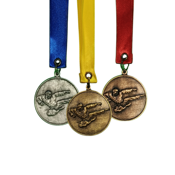 Medalla metálica Karate