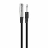 Cable extensión jack cannon - plug monoaural 6.3 mm, 6 m