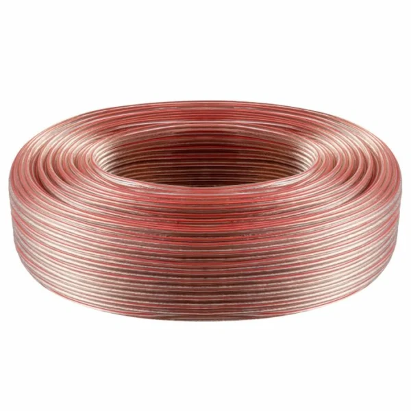 Cable polarizado IMAC de 14 AWG translucido con rollo 100 m