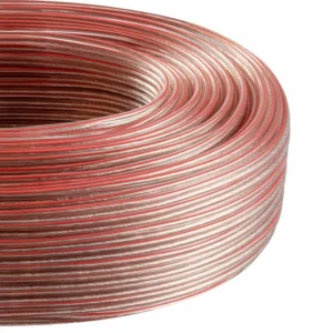 Cable polarizado IMAC de 14 AWG translucido con rollo 100 m