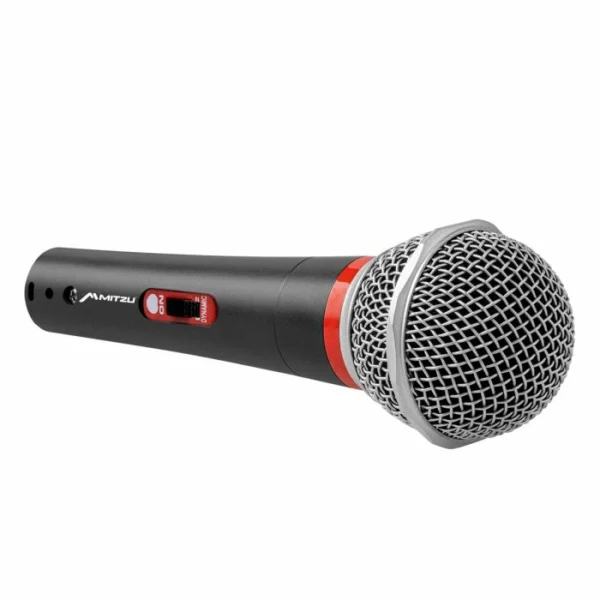 Micrófono alámbrico metálico Hi-Fi profesional tipo dinámico