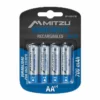 mp-4xaa700 Paquete de 4 pilas AA de Ni-Cd de 700 mAh
