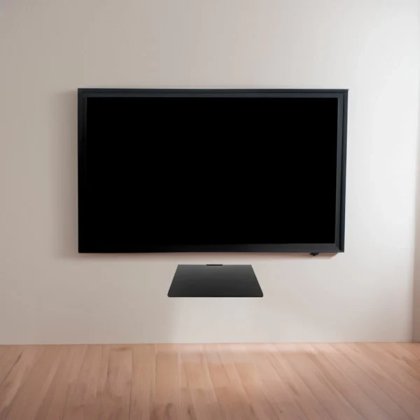 Repisa cristal templado con base de acero carga 10 kg