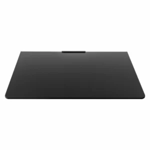 Repisa cristal templado con base de acero carga 10 kg