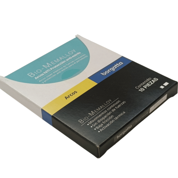 Arcos NiTi BioMemalloy Borgatta Caja con 10 piezas