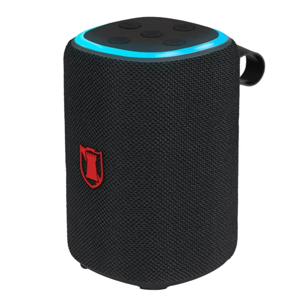 Bocina portátil recargable con reproductor FM