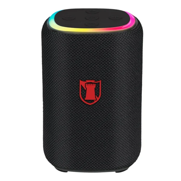 Bocina portátil recargable con reproductor FM