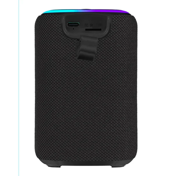 Bocina portátil recargable con reproductor FM