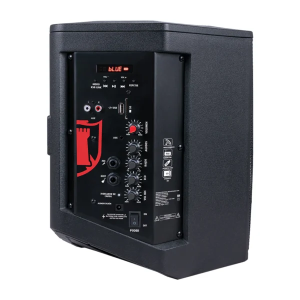 Bafle profesional 8" recargable