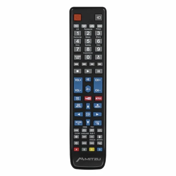 Control remoto 5 en 1 compatible con Smart TV, acceso a netflix