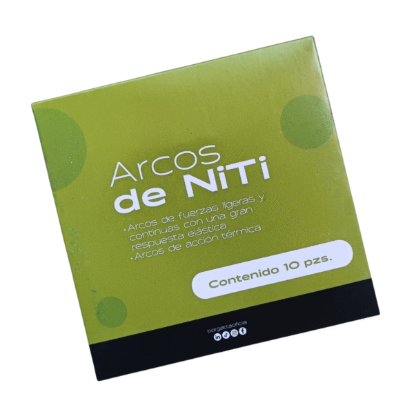 Arco NiTi iLine Borgatta Caja con 10 piezas