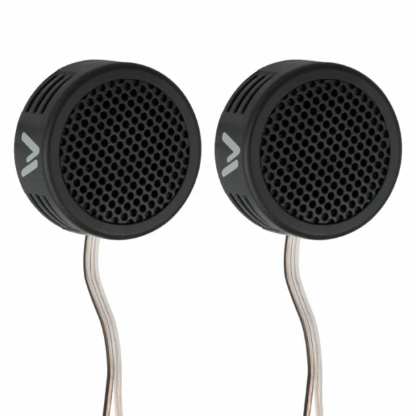 Juego de tweeter domo 1” 600 W PMPO, negro