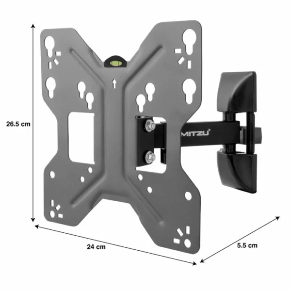 Soporte de brazo móvil doble para pantallas 17” a 42” carga 20 kg