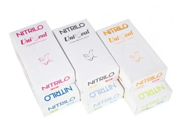 Guante De Nitrilo Uniseal Caja Con 100 Guantes