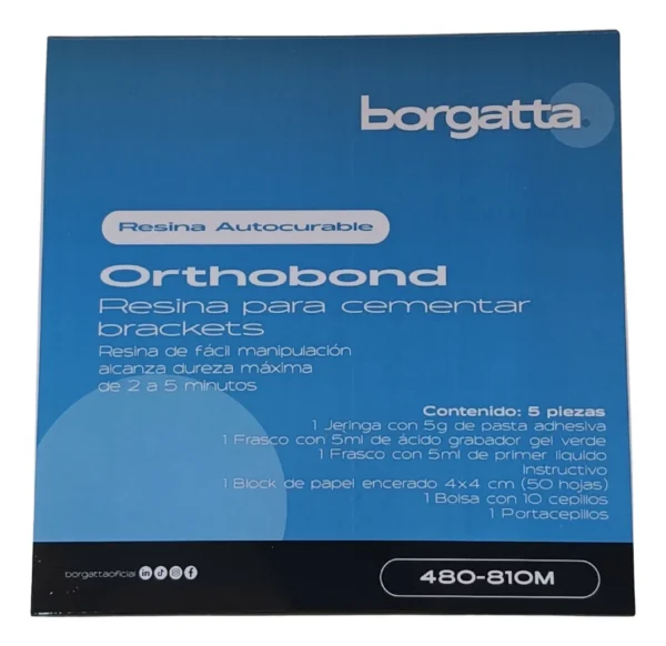 Kit De Jeringa Resina Orthobond Autocurable Para Brackets