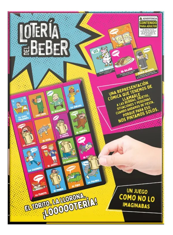 Juego De Fiesta Loteria Del Beber