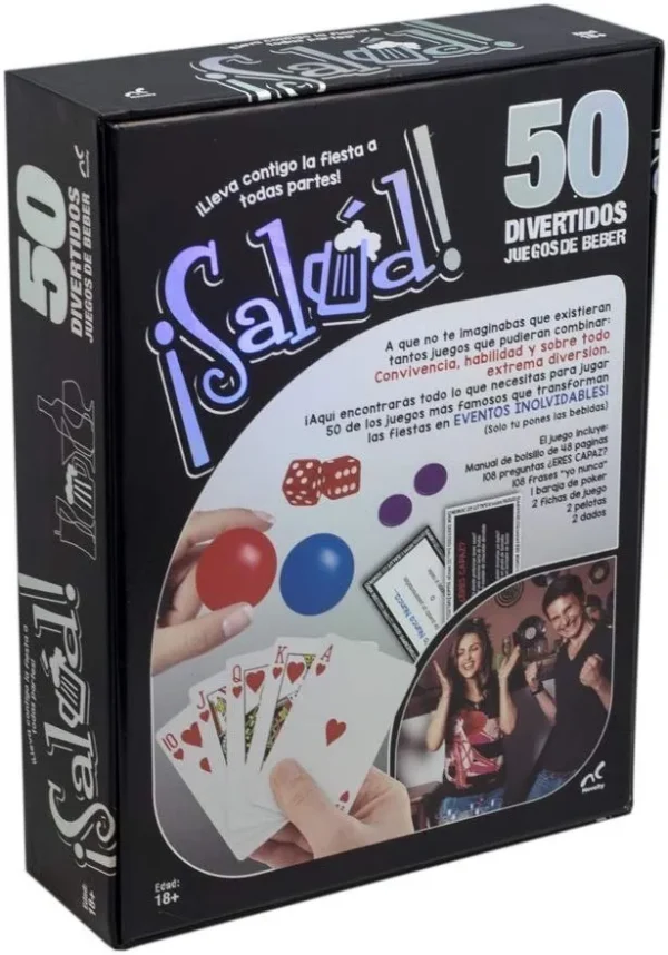 ¡ Salud ! 50 Muy Divertidos Juegos Del Beber Para Tu Fiesta