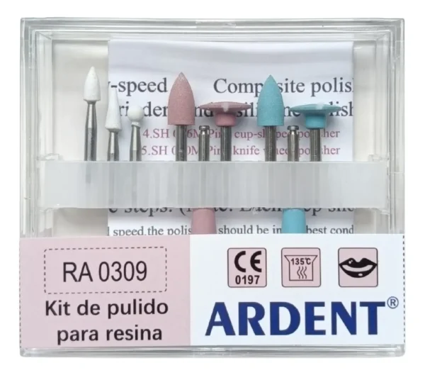 Kit De Pulido Para Resina Dental 9 Pzs Surtido