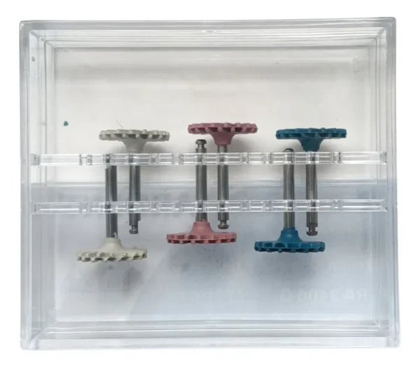 Kit Pulido Para Resina, Cerámica Y Zirconio Tipo Discos 6pzs Surtido