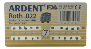 Brackets Mini Ardent #7 Roth 0.22 20pzs Gancho En 3-4-5