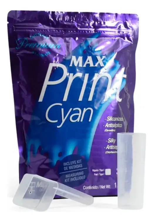 Alginato Max Print Cyan Tipo Ii 454gr