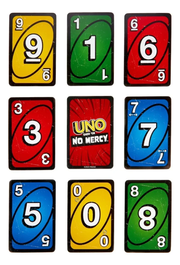 Uno No Mercy Juego De Cartas Niños