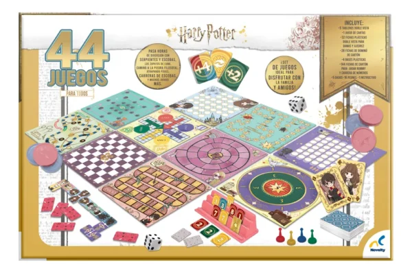 Set De Harry Potter 44 Juegos De Mesa Original