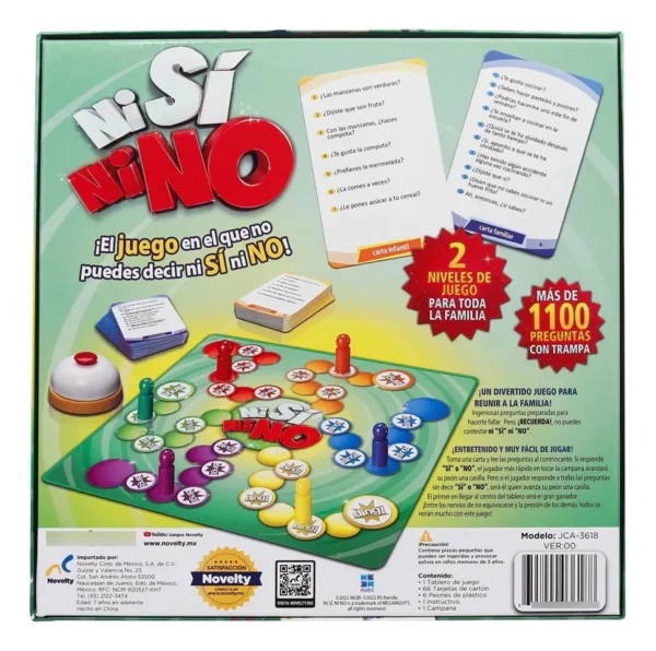 Juego De Mesa Ni Si Ni No
