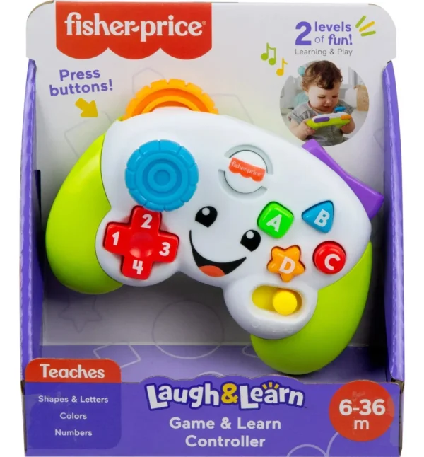 Control Juguete Musical Fisher-price Laugh & Learn Blanco Con Verde