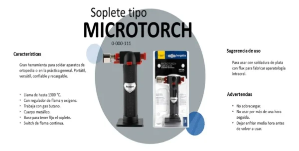 Soplete De Gas Con Encendido Electrónico Borgatta