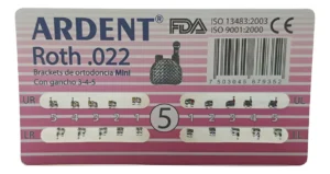 Brackets Mini Ardent #5 Roth 0.22 20pzs Gancho En 3-4-5