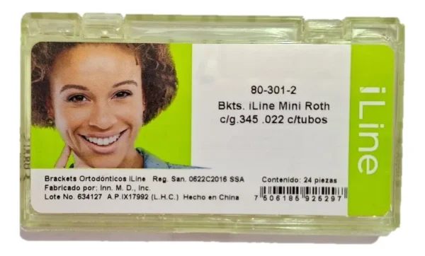 Bracket Iline Mini Roth .022 Con Tubos