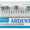 Kit De Pulido Hp0312 Para Porcelana Dental 12 Pzs Surtido