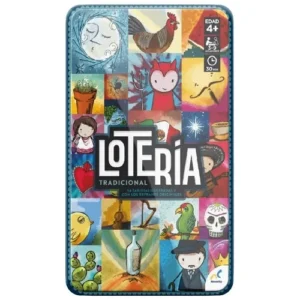 Juego Tradicional De Loteria ¡caja Metálica! Con 9 Tableros