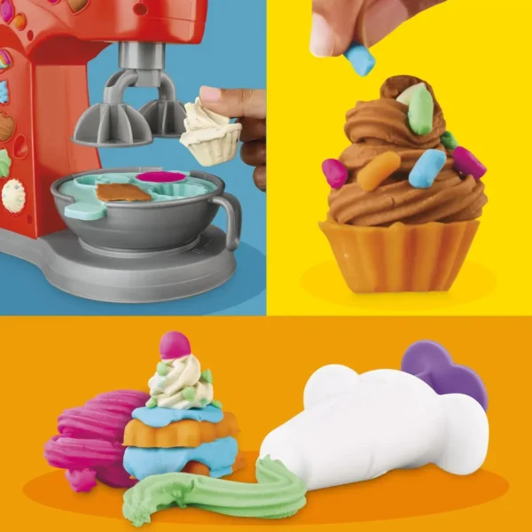 Juego De Batidora Mágica Play-doh Con Accesorios De Cocina Rojo