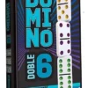 Dominó Tradicional Doble 6 Estuche Metálico Fichas Jumbo