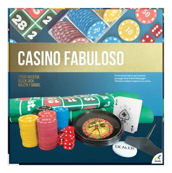 Casino Fabuloso Nocturno Juego De Mesa Para La Familia