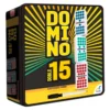 Domino Cubano Doble 15 De Colores Con Caja Metalica