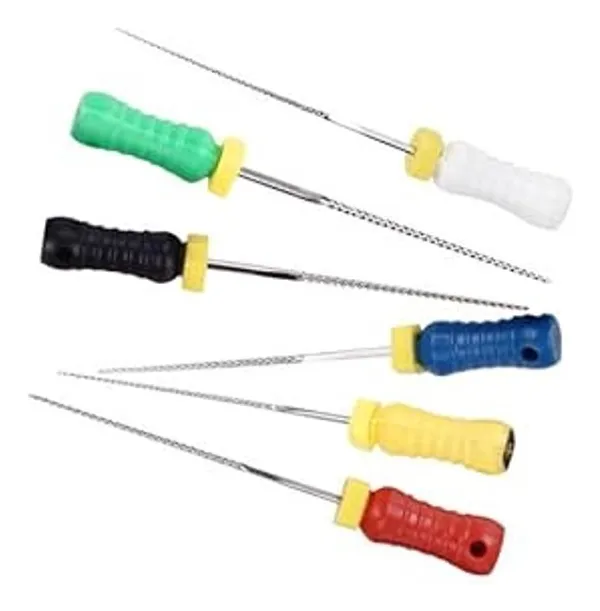 Lima K-files Acero Inox Ardent Serie 15-40 25mm Kit 6pzs Surtido