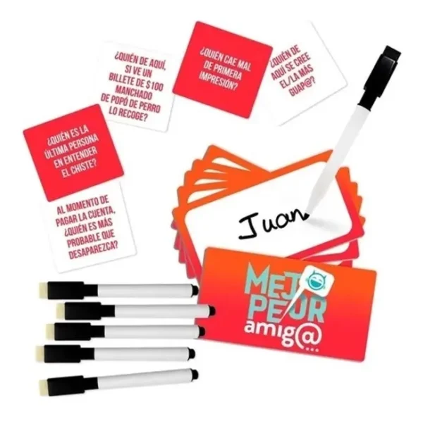 Juego De Mesa Para Fiesta, Mejor - Peor Amigo