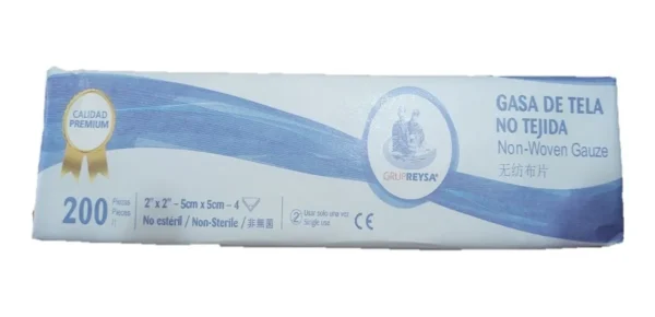 Gasa No Esteril De 5cm. X 5cm. Caja Con 200 Piezas