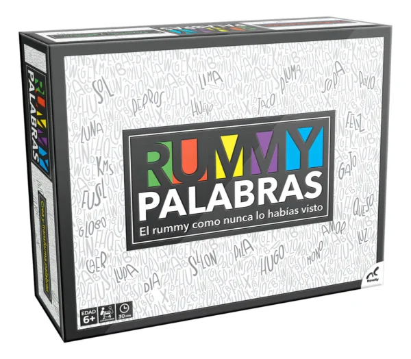 Rummy Palabras Juego De Mesa Novelty