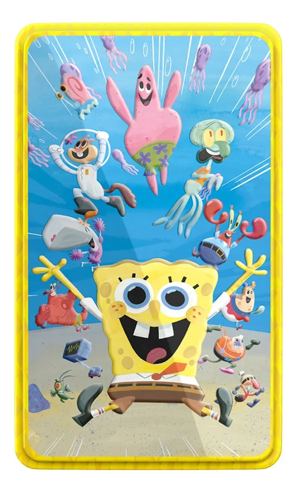 Rompecabezas Bob Esponja 300 Pzs Panorámico En Lata
