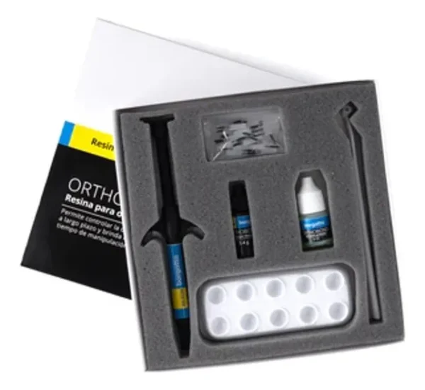Resina Bracket Ortodoncia Kit Orthobond Light Fotocurable