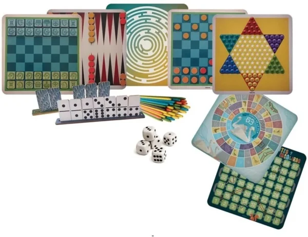 Juego De Mesa Clásicos 10 En 1 Diversión Familiar Y Amigos